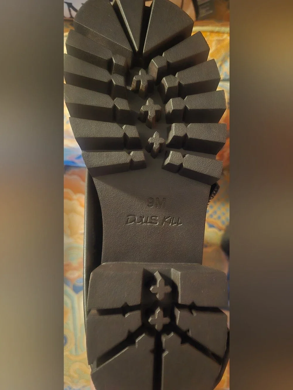 Brand new Darker Waves tall brown foldover boots size 9..